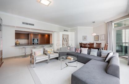 Apartment - 3 Bedrooms - 3 Bathrooms for rent in Al Bateen Residences - Jumeirah Beach Residence - Dubai