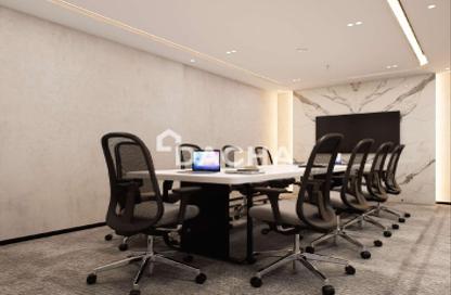 Office Space - Studio - 1 Bathroom for rent in Prime Business Centre Tower A - Prime Business Centre - District 13 - Jumeirah Village Circle - Dubai