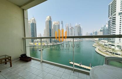 Apartment - 1 Bedroom - 2 Bathrooms for rent in Marina View Tower B - Marina View - Dubai Marina - Dubai