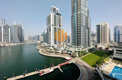 Apartment - 1 Bedroom - 2 Bathrooms for rent in Marina View Tower B - Marina View - Dubai Marina - Dubai