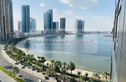 Apartment - 1 Bedroom - 2 Bathrooms for rent in Al Mamzar Tower - Al Mamzar - Sharjah - Sharjah