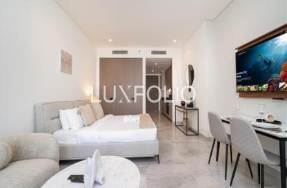 Apartment - Studio - 1 Bathroom for rent in Peninsula Five - Peninsula - Business Bay - Dubai