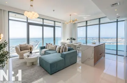 Apartment - 3 Bedrooms - 4 Bathrooms for sale in Beach Vista Tower 2 - Beach Vista - Emaar Beachfront - Dubai Harbour - Dubai