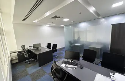 Office Space - Studio - 1 Bathroom for rent in Clover Bay Tower - Business Bay - Dubai