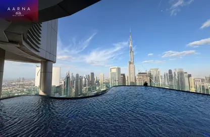 Apartment - 3 Bedrooms - 3 Bathrooms for rent in Paramount Tower Hotel  and  Residences - Business Bay - Dubai