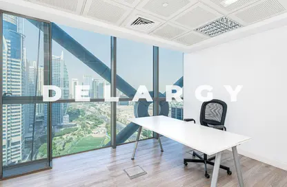 Office Space - Studio - 1 Bathroom for rent in Indigo Icon - JLT Cluster F - Jumeirah Lake Towers - Dubai