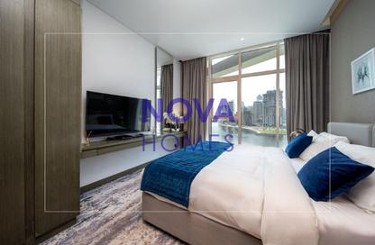 Apartment - Studio - 1 for rent in Damac Maison Prive A - Damac Maison Prive - Business Bay - Dubai