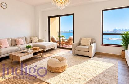 Apartment - 1 - 2 for rent in Shams 4 - Shams - Jumeirah Beach Residence - Dubai