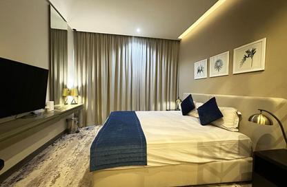 Apartment - Studio - 1 Bathroom for rent in Damac Maison Prive A - Damac Maison Prive - Business Bay - Dubai