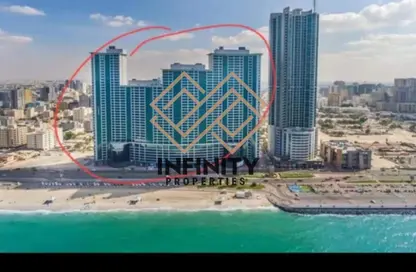 Apartment - Studio - 1 Bathroom for sale in Corniche Tower - Ajman Corniche Road - Ajman