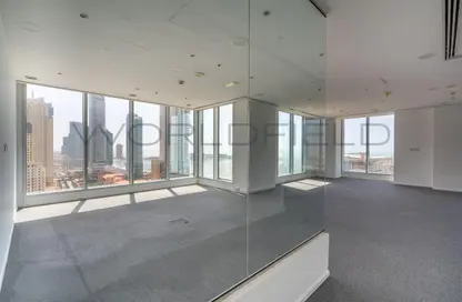 طابق كامل - استوديو - 2 حمامات للايجار في برج الحبتور التجاري - دبي مارينا - دبي