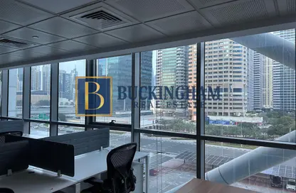 Office Space - Studio - 1 Bathroom for rent in Indigo Icon - JLT Cluster F - Jumeirah Lake Towers - Dubai