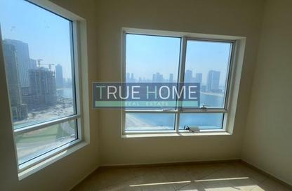 Apartment - 2 - 2 for rent in Beach Tower 1 - Al Khan Lagoon - Al Khan - Sharjah