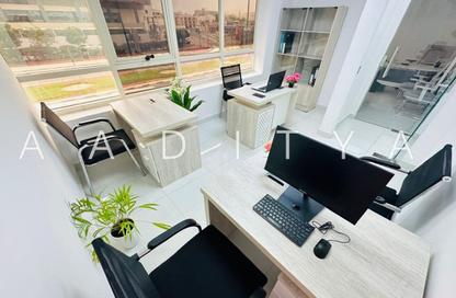 Office Space - Studio - 1 Bathroom for rent in Business Atrium Building - Oud Metha - Bur Dubai - Dubai