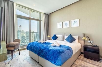 Apartment - Studio - 1 Bathroom for rent in Damac Maison Prive B - Damac Maison Prive - Business Bay - Dubai