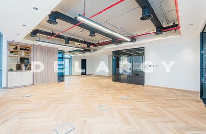 Office Space - Studio - 2 Bathrooms for rent in Indigo Icon - JLT Cluster F - Jumeirah Lake Towers - Dubai