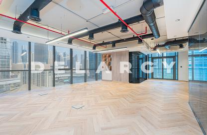 Office Space - Studio - 2 Bathrooms for rent in Indigo Icon - JLT Cluster F - Jumeirah Lake Towers - Dubai