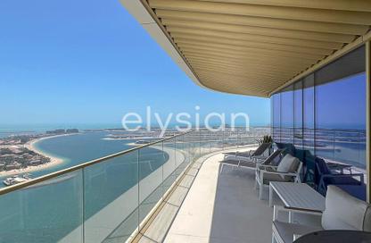 Apartment - 3 Bedrooms - 4 Bathrooms for rent in Grand Bleu Tower 1 - Emaar Beachfront - Dubai Harbour - Dubai