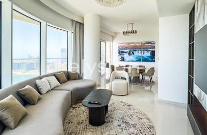 Apartment - 3 Bedrooms - 4 Bathrooms for rent in Grand Bleu Tower 1 - Emaar Beachfront - Dubai Harbour - Dubai