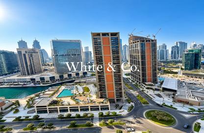 Apartment - Studio - 1 for rent in Peninsula Four - Peninsula - Business Bay - Dubai