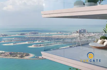شقة - غرفة نوم - 1 حمام للبيع في برج Seapoint 1 - سي بوينت - إعمار بيتشفرونت - دبي هاربور - دبي
