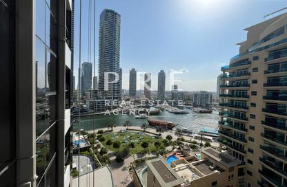Apartment - Studio - 1 Bathroom for rent in Sparkle Tower 2 - Sparkle Towers - Dubai Marina - Dubai