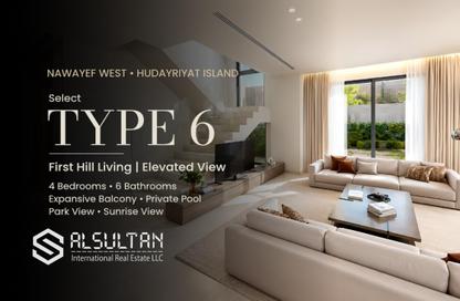 Villa - 4 Bedrooms - 6 Bathrooms for sale in Nawayef West - Al Hudayriat Island - Abu Dhabi Villa - 4 Bedrooms - 6 Bathrooms for sale in Nawayef West - Al Hudayriat Island - Abu Dhabi