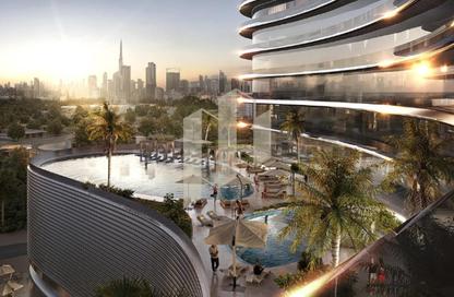 Apartment - 1 Bedroom - 2 Bathrooms for sale in Binghatti Skyflame 1 - Binghatti Skyflame - Majan - Dubai