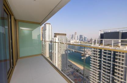 Apartment - 1 Bedroom - 2 Bathrooms for sale in Grand Bleu Tower 2 - EMAAR Beachfront - Dubai Harbour - Dubai