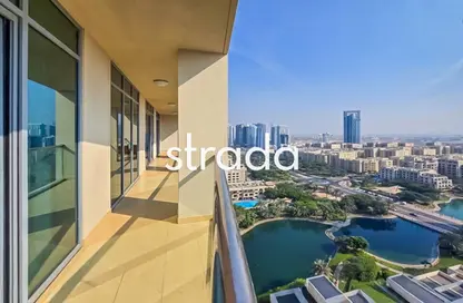 شقة - 2 غرف نوم - 2 حمامات للايجار في برج الجولف 1 - أبراج الجولف - ذا فيوز - دبي