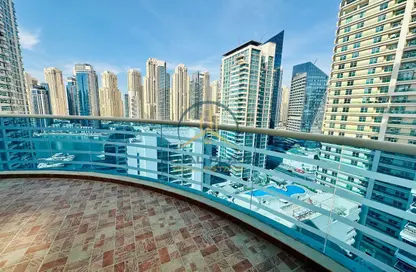 شقة - 2 غرف نوم - 3 حمامات للايجار في برج كاسكيد - دبي مارينا - دبي