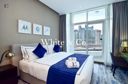 Apartment - Studio - 1 Bathroom for rent in Damac Maison Prive A - Damac Maison Prive - Business Bay - Dubai