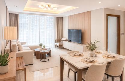 Apartment - 1 Bedroom - 1 Bathroom for sale in Palace Beach Residence Tower 2 - Palace Beach Residence - Emaar Beachfront - Dubai Harbour - Dubai
