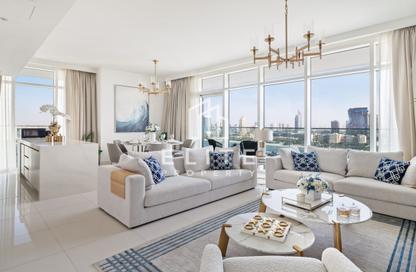 Apartment - 3 Bedrooms - 4 Bathrooms for rent in Sunrise Bay Tower 1 - Sunrise Bay - Emaar Beachfront - Dubai Harbour - Dubai