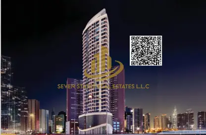 Apartment - 2 Bedrooms - 3 Bathrooms for sale in Tower C1 - Ajman Pearl Towers - Ajman Downtown - Ajman