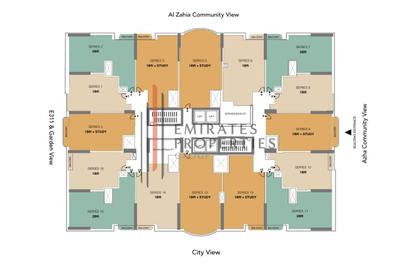 Apartment - 1 - 2 for sale in Azha Views - Al Amerah - Ajman