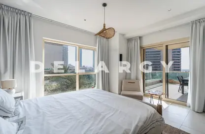 Apartment - 1 Bathroom for rent in The Royal Oceanic - Dubai Marina - Dubai