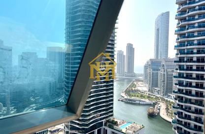 Apartment - Studio - 1 Bathroom for rent in Zumurud Tower - Dubai Marina - Dubai