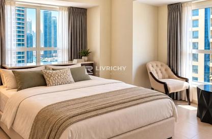 Apartment - 2 - 2 for rent in Elite Residence - Dubai Marina - Dubai