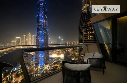 شقة - 3 غرف نوم - 4 حمامات للايجار في برج فيستا - برج فيستا - وسط مدينة دبي - دبي