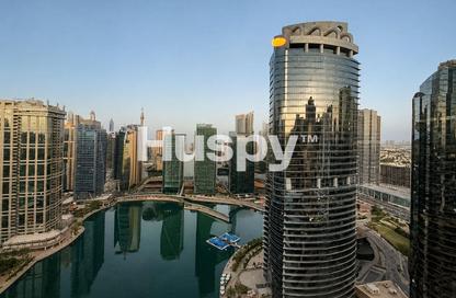 Office Space - Studio - 1 Bathroom for rent in Almas Tower - Jumeirah Lake Towers - Dubai