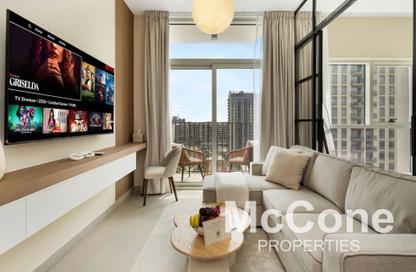 Apartment - 1 - 1 for rent in Socio Tower 1 - Socio at Dubai Hills Estate - Dubai Hills Estate - Dubai