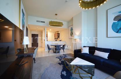 Apartment - 1 Bedroom - 2 Bathrooms for rent in Palm View - Dubai Media City - Dubai