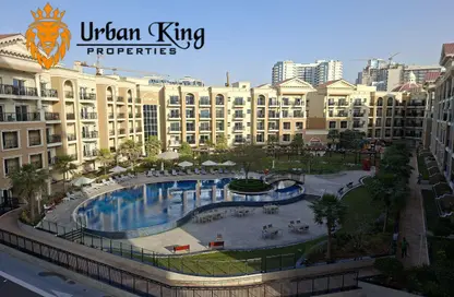 Apartment - 2 Bedrooms - 3 Bathrooms for rent in Art Courtyard - Arjan - Dubai