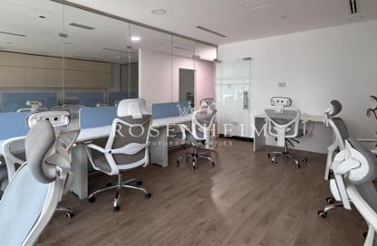 Office Space - Studio - 1 Bathroom for rent in Grosvenor Business Tower - Barsha Heights (Tecom) - Dubai