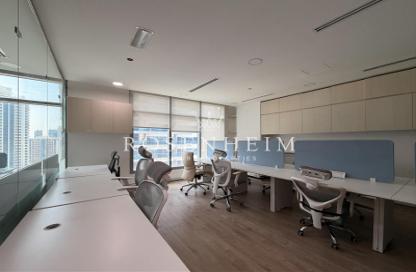Office Space - Studio - 1 Bathroom for rent in Grosvenor Business Tower - Barsha Heights (Tecom) - Dubai