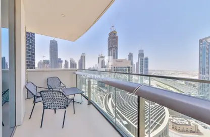 Apartment - 2 Bedrooms - 2 Bathrooms for rent in Burj Vista 1 - Burj Vista - Downtown Dubai - Dubai