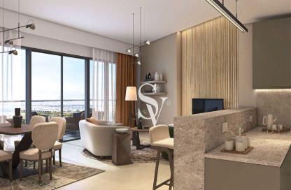Apartment - 1 - 2 for sale in Golf Greens 1 Tower A - Golf Greens 1 - Golf Greens - Damac Hills - Dubai