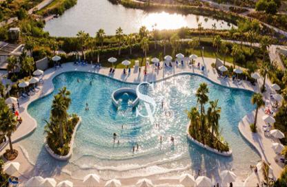 Apartment - 1 - 2 for sale in Golf Greens 1 Tower A - Golf Greens 1 - Golf Greens - Damac Hills - Dubai