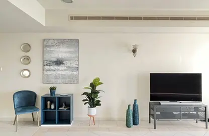 شقة - غرفة نوم - 2 حمامات للايجار في برج الأميرة - دبي مارينا - دبي